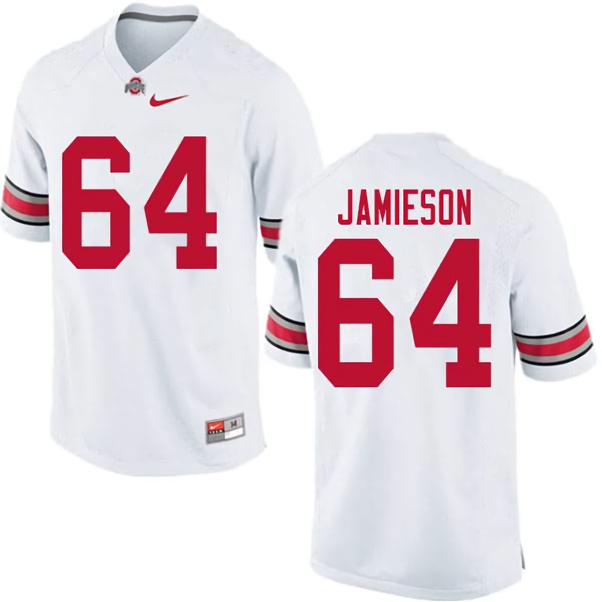 Jack Jamieson Ohio State Buckeyes Men's NCAA #64 Nike White College Stitched Football Jersey QXK0256JP